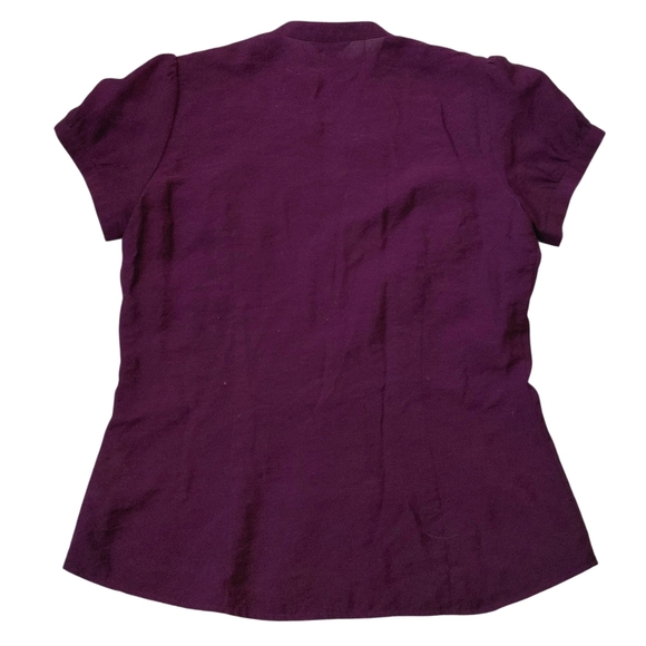 Reitmans Plum Button Down Shirt - Picture 2 of 6